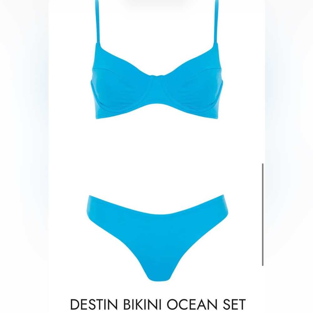 VETCHY Vibrant Blue Bikini Set